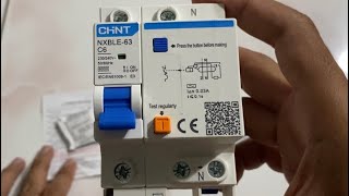 RCBO 6A CHINT NXBLE63 [upl. by Nnyltak671]