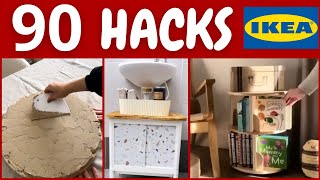 IKEA 90 TRUCOS PARA DECORAR Y ORGANIZAR TU CASA CON POCO DINERO 😉 RESUMEN GENIUS HACKSikeahack [upl. by Analaf]