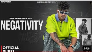 Negativity TharaBhaiJoginder new song🎵 [upl. by Beret]