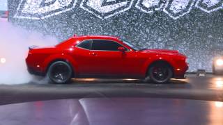 2018 Dodge Challenger SRT Demon Reveal Highlights [upl. by Yrehc]