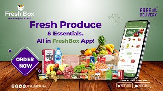 Fresh produce and quality daily essentials at your fingertipsFreshBox HealthyLivingGet [upl. by Kamila]