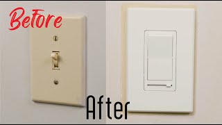 How To Install Dimmer Switch Easy Simple [upl. by Tolmach]