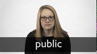 How to pronounce PUBLIC in British English [upl. by Burdelle]