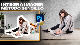 Crea FOTOMONTAJE PRO con 4 CAPAS en Photoshop [upl. by Eniaj750]