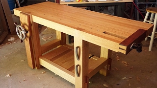 Roubo Style Workbench Build  Part 2 of 2 [upl. by Suidualc170]