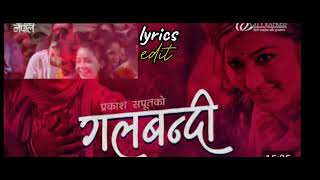 4 बर्ष पहिलेको भाईरल दोहरि गित Galbandi quotगलबन्दीquot।। lyrics ।।PrakashSaput [upl. by Cherey183]