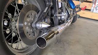 Harley Davidson Evo Stage 2 with Thunderheader Exhaust [upl. by Whang]