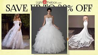 Shop all our wedding dresses in a wide selection of every style all at amazing prices [upl. by Alexandro501]