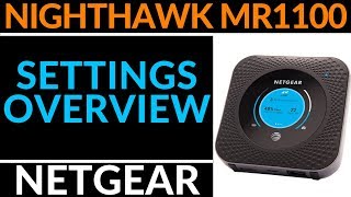 Settings Overview  Netgear Nighthawk M1 MR1100 [upl. by Nora]