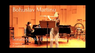 Hyemin Kim  Bohuslav Martinu Sonata No1 for Flute and Piano [upl. by Bergeron]