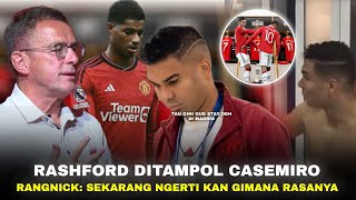 Casemiro Gampar Rashford di Ruang Ganti Omongan Rangnick Kini Terbukti  MU Harus di Restart Total [upl. by Eurd]