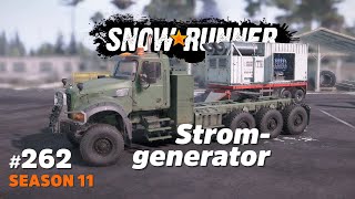 Snowrunner 11  Aufgabe quotStromgeneratorquot Skandinavien  Komplettlösung 262  Gameplay Uncut [upl. by Anij]