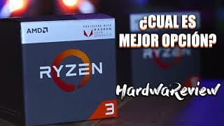 Ryzen 3 2200G vs Ryzen 3 1300X ¿Qué CPU te conviene más para jugar  Hardwareview [upl. by Kwang578]