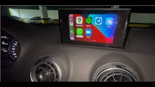 Wireless Apple CarPlay Android Auto Interface for Audi A3 MIB1 MIB2 Review Aliexpress [upl. by Althea]