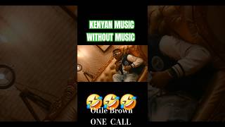 OTILE BROWN ONE CALL BEHIND THE SCENES  music without music [upl. by Oirram]