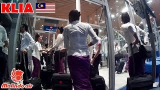 Malindo air crews changing shift KLIA Malaysia [upl. by Siegfried]