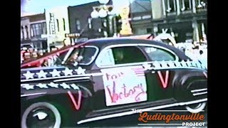 Ludington Michigan1942 July 4th Parade in COLOR [upl. by Marillin]