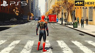 SpiderMan Remastered No Way Home Suit PS5 4K 60FPS HDR  Ray tracing Gameplay  Full Game [upl. by Croft]