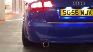 Audi A4 30TDI B7 Custom Exhaust [upl. by Einaeg]