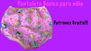 BÁSICO PANTALETA DE NIÑA [upl. by Moberg293]