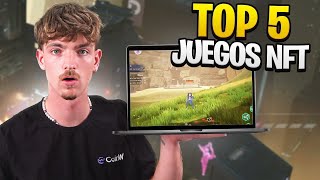 TOP 5 MEJORES JUEGOS NFT PARA GANAR DINERO  Abril 2024 [upl. by Dorkas]