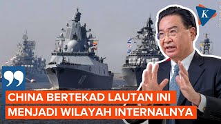 Kapal Perang China Gelar Latihan Selama Tiga Hari [upl. by Jonme]