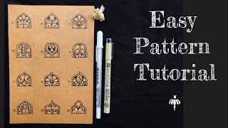 12 Easy Mandala Patterns For Beginners  Step by Step Tutorial [upl. by Eetse]