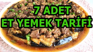 7 ADET ET YEMEK TARİFİ [upl. by Raama]