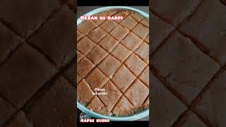 winter special recipe besan ki barfi Barfi recipeytshorts viralvideo barfiyoutubeshorts [upl. by Gilboa]