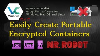 Create VeraCrypt portable Container amp Secure your Files 💯 [upl. by Nylodnarb779]