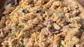 Tuna Pasta Salad  Perfect for work [upl. by Ainex248]