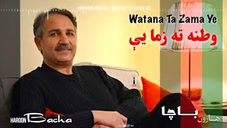 Pashto song  Haroon Bacha  watana Ta Zama Ye  هارون باچا [upl. by Harrison18]