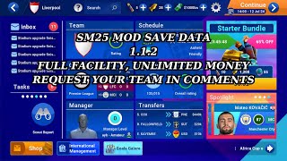 SM 25 mod save data v 112 FULL FACILITY  UNLIMITED MONEY 2 [upl. by Nahtanaj752]