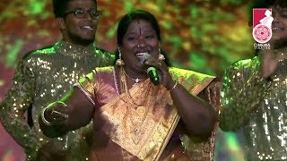 Tamil Folk Song by Chinnaponnu  Vikatan Nambikkai Awards [upl. by Siednarb]