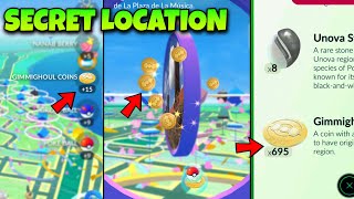 Pokemon Go Golden Lure Pokestop Location  How to Get Unlimited Gimmighoul Coin in Pokemon Go [upl. by Navek]