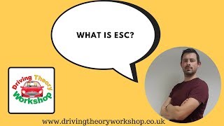 What is ESC on a car Driving Theory test tips and hints [upl. by Nojram458]