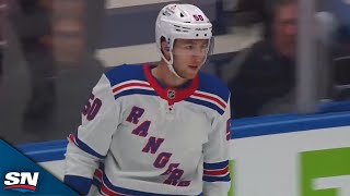 Rangers Will Cuylle Catches Canucks Napping For Easy Breakaway Goal [upl. by Limoli]