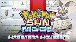 Magearna Moveset Guide How to use Magearna Pokemon Sun and Moon w PokeaimMD [upl. by Schlessinger]