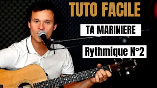 Tuto guitare Hoshi  Ta marinière Accords et Paroles [upl. by Ainek]