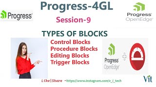 Progress 4GLSession9  Types of Blocks  Part1 vitechtalks6017  Progress Training  VITechTalk [upl. by Katine817]