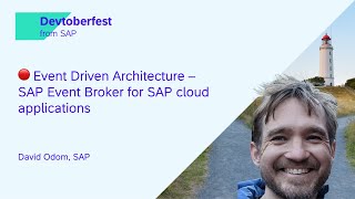 🔴 Event Driven Architecture – SAP Event Broker for SAP cloud applications [upl. by Inahpets735]