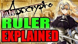 Fate Apocrypha – RULER JEANNE DARC EXPLAINED True Name Identity Past Abilities amp Skills [upl. by Herve389]