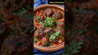 🇲🇦🥩🍅🍲 How to Cook Moroccan Kefta Tagine Morocco 🌰 Moroccan Kefta Tagine Recipe [upl. by Merton]