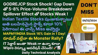 Textile Stocks పుంజుకున్నాయి అతి బలహీనమైన స్టాక్స్ కూడా 10 పెరిగాయి ఈ ఛాన్స్ Miss అవ్వొద్దు [upl. by Arual]