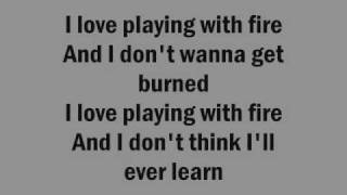 The Runaways  I love playing with fire lyrics on screen [upl. by Walther864]