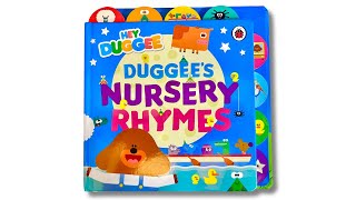 HEY DUGGEE’S Nursery Rhymes Story Sing Along Book Learning Kids Toddlers [upl. by Hobbs444]