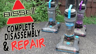 BISSELL Power Force Helix Bagless Upright Vacuum 2191 Complete Disassembly Cleaning and Repair [upl. by Spindell259]