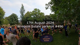 Wimpole Estate parkrun 496  August 17th 2024 fast [upl. by Jak]