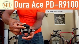 Shimano dura ace 9100 pedals review  4mm Spindle [upl. by Llehcsreh]