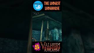 Stealing Building materials Valheim Ashlands  The longest longhouse  Whaleheim [upl. by Othello]